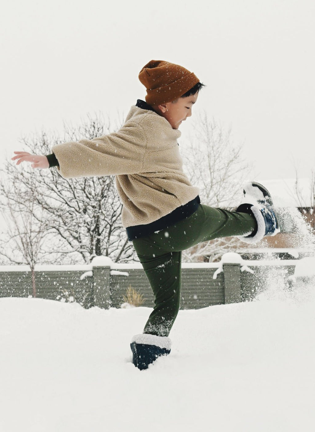 Children's Bamboo Waffle Knit Base Layer Set
