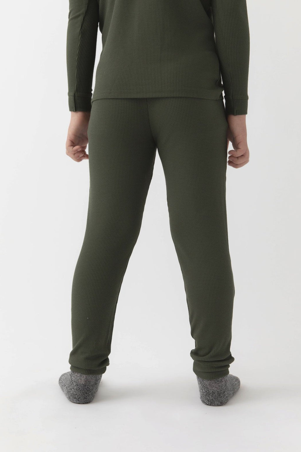 Children's Bamboo Waffle Knit Base Layer Set