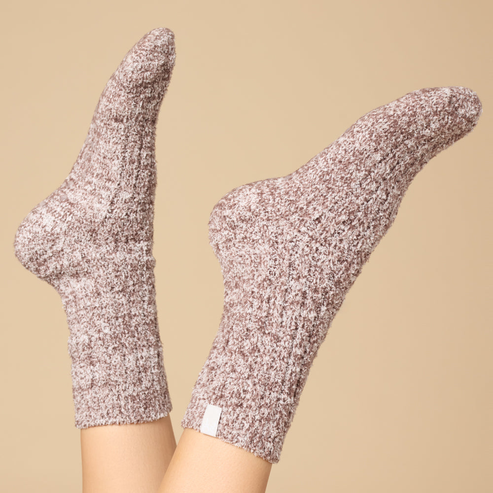 Marshmallow Crew Socks