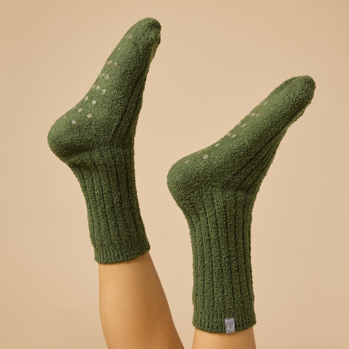 Marshmallow Crew Socks