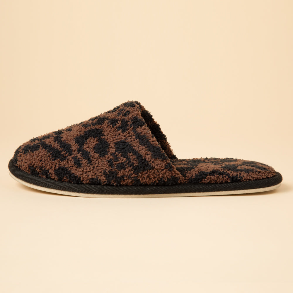 Marshmallow Leopard Slippers