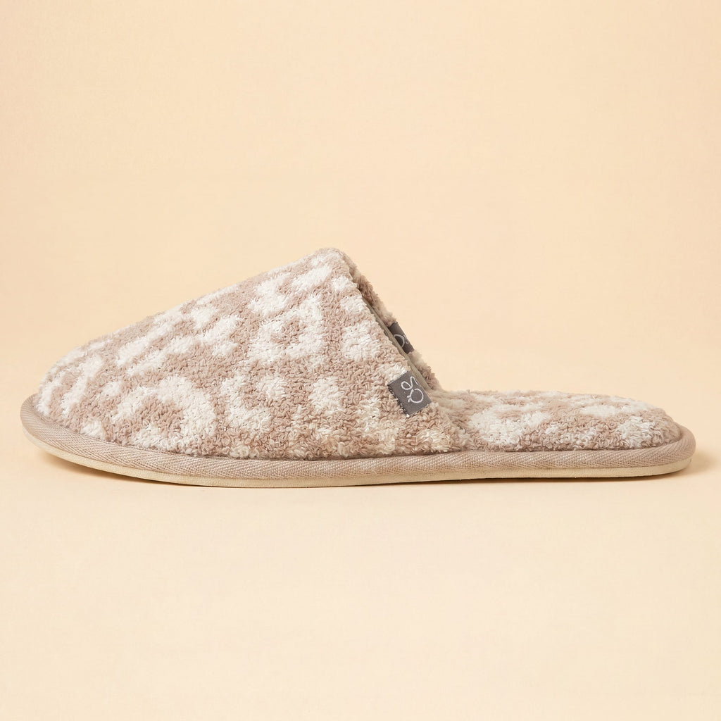 Marshmallow Leopard Slippers