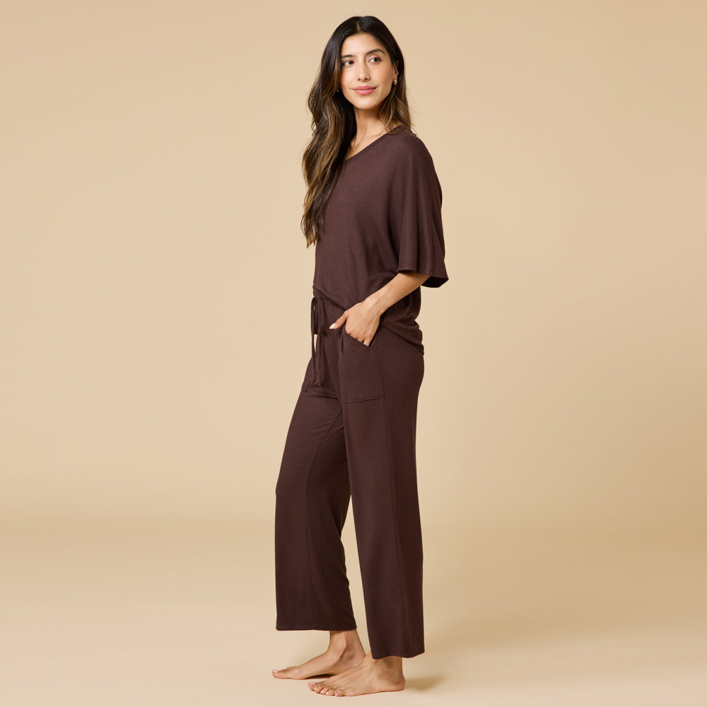 Dream Relaxed V-neck with Capri Lounge Set