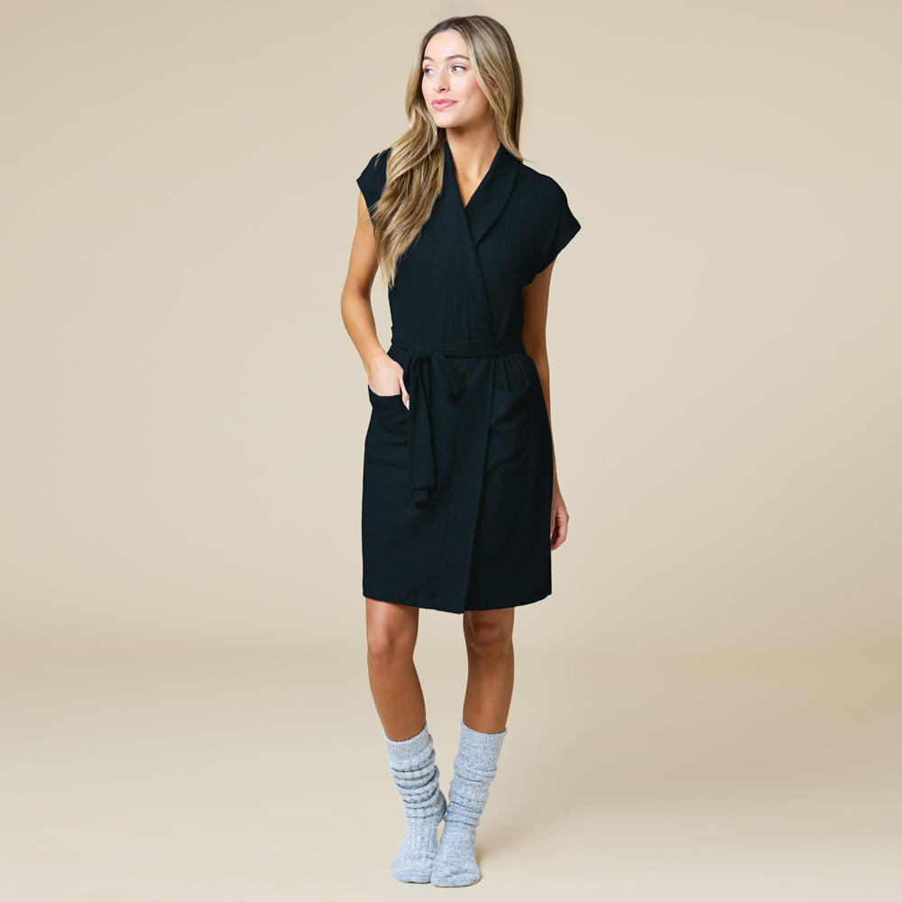 Rib Dream 35" Cap Sleeve Robe