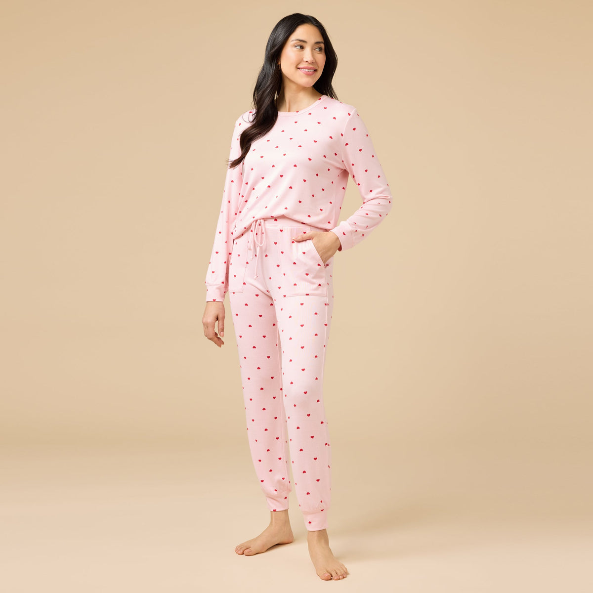 Dream Jersey Crew Neck Lounge Set