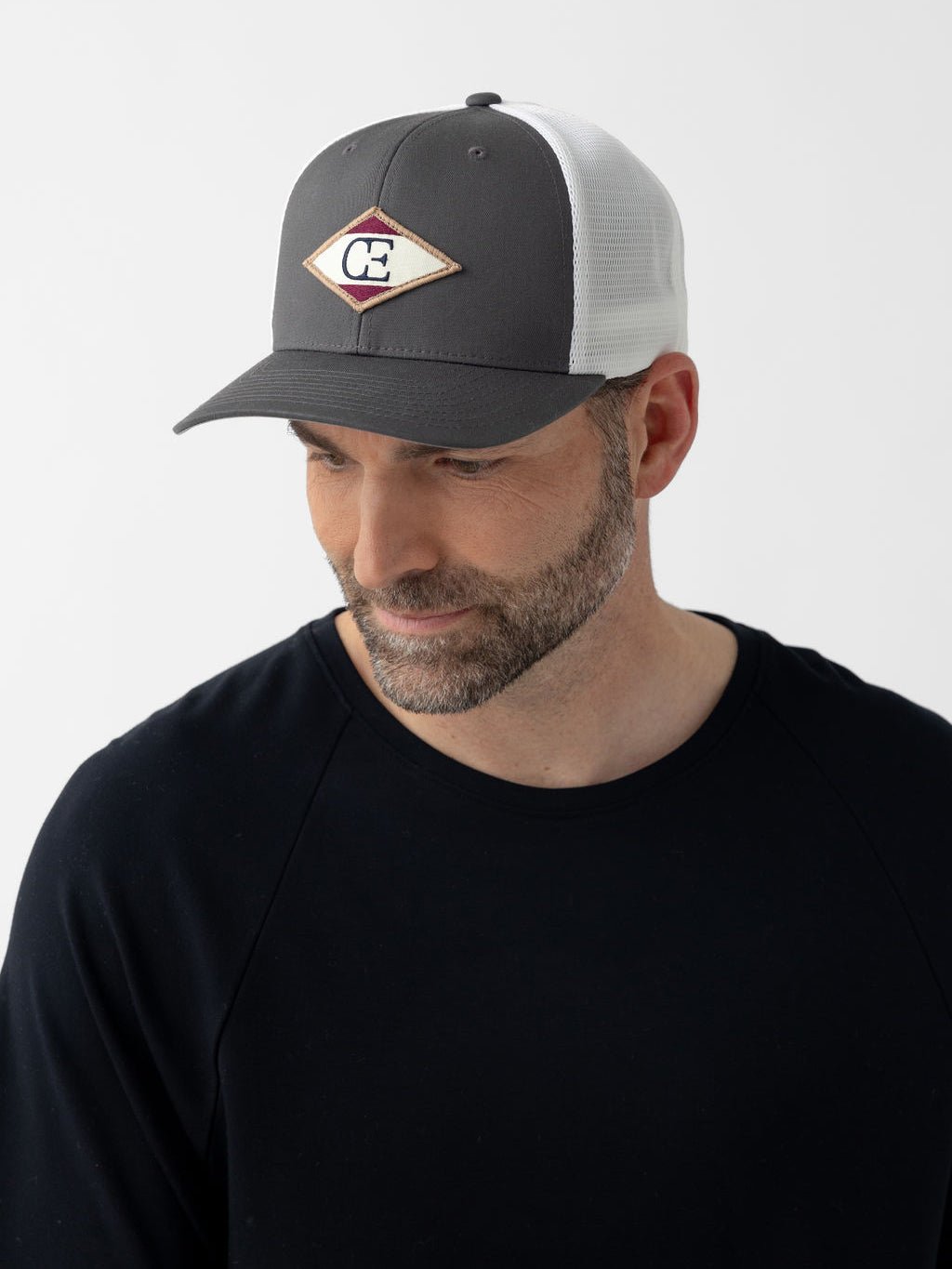 Diamond Mesh Trucker Hat