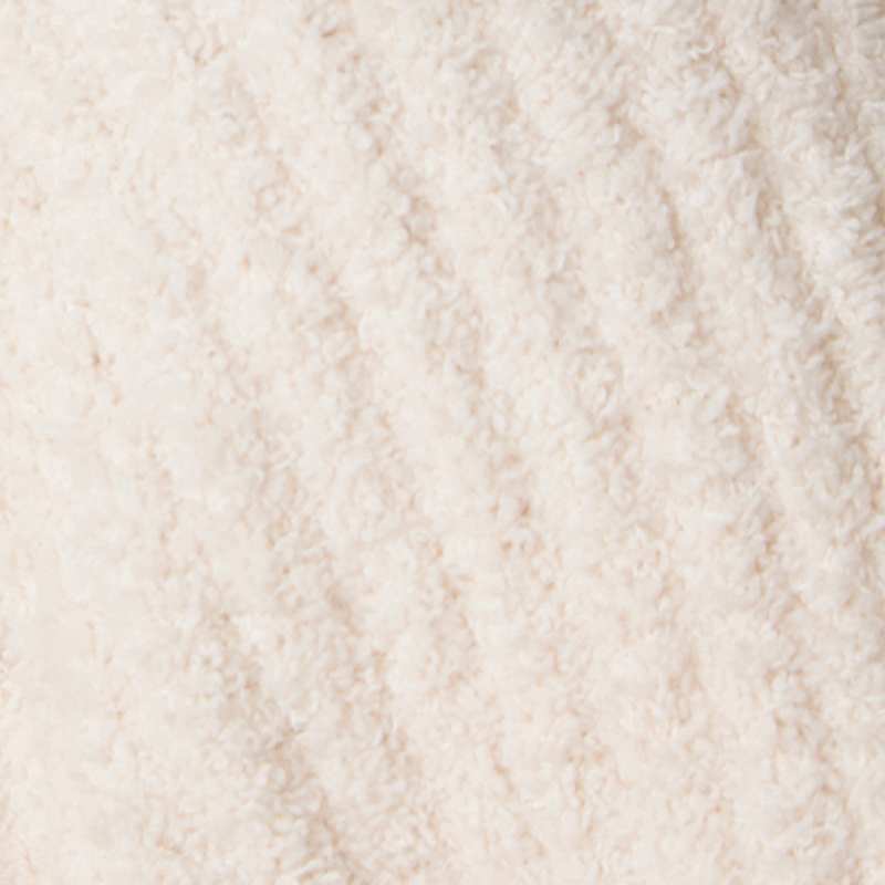 50" x 70" Solid Rib Marshmallow Blanket
