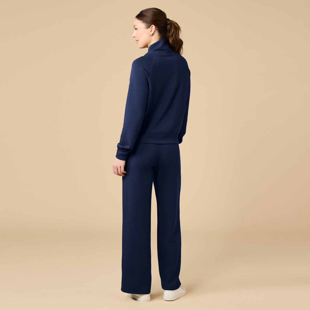 DreamTech Cowl Neck with Pleated Pant