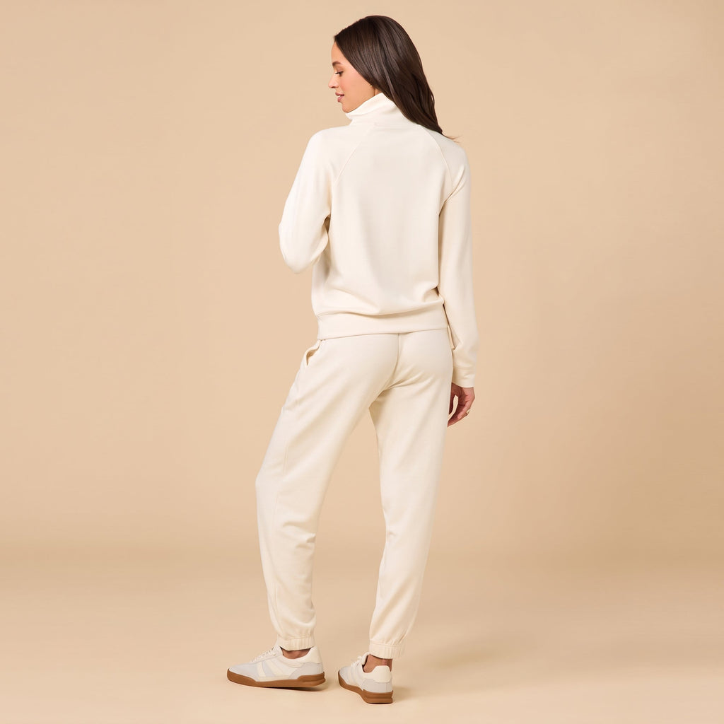 DreamTech Zip Mock Neck with Ankle Pant