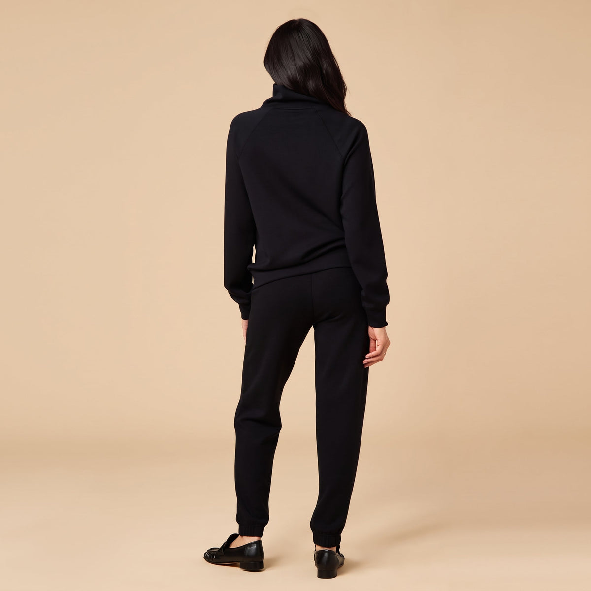 DreamTech Zip Mock Neck with Ankle Pant