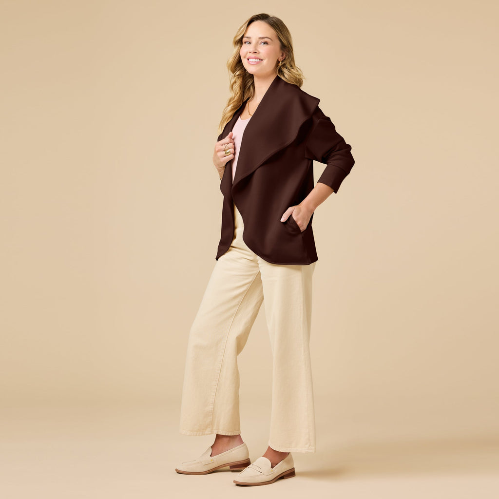 DreamTech Exaggerated Collar Cardigan