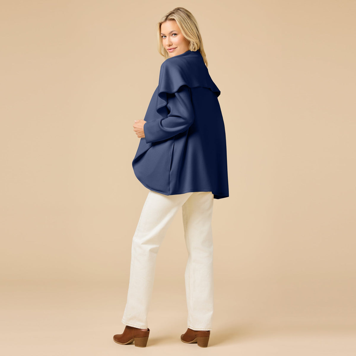 DreamTech Exaggerated Collar Cardigan
