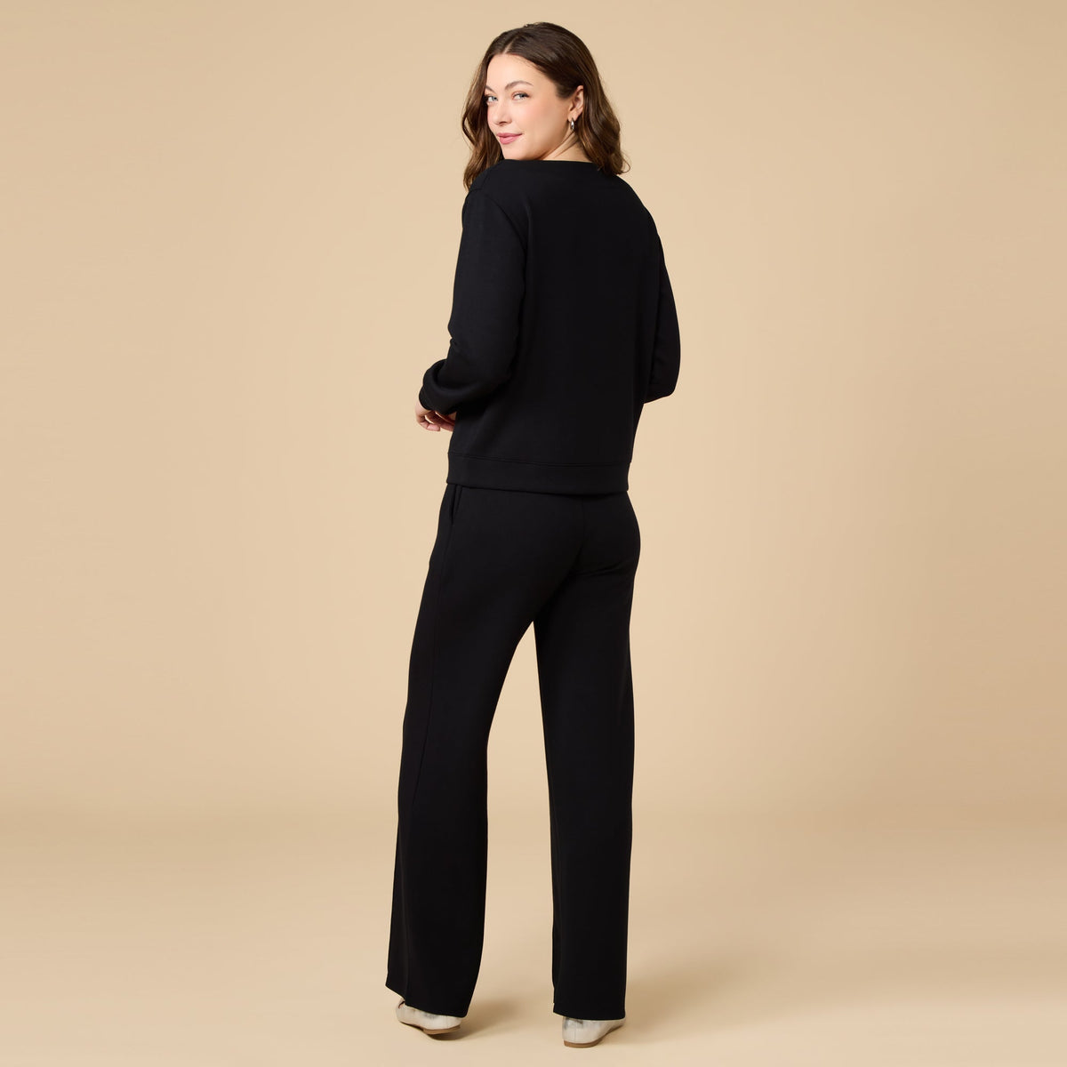 DreamTech Boat Neck with Pintuck Pant Set