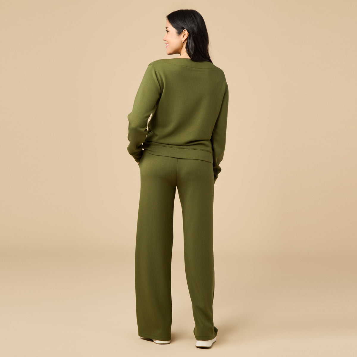 DreamTech Boat Neck with Pintuck Pant Set