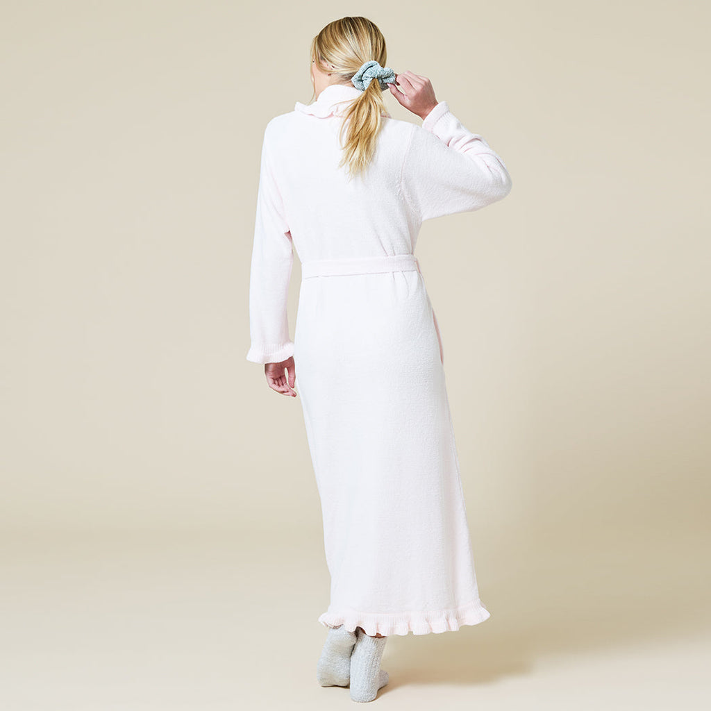 Ruffle Chenille Robe