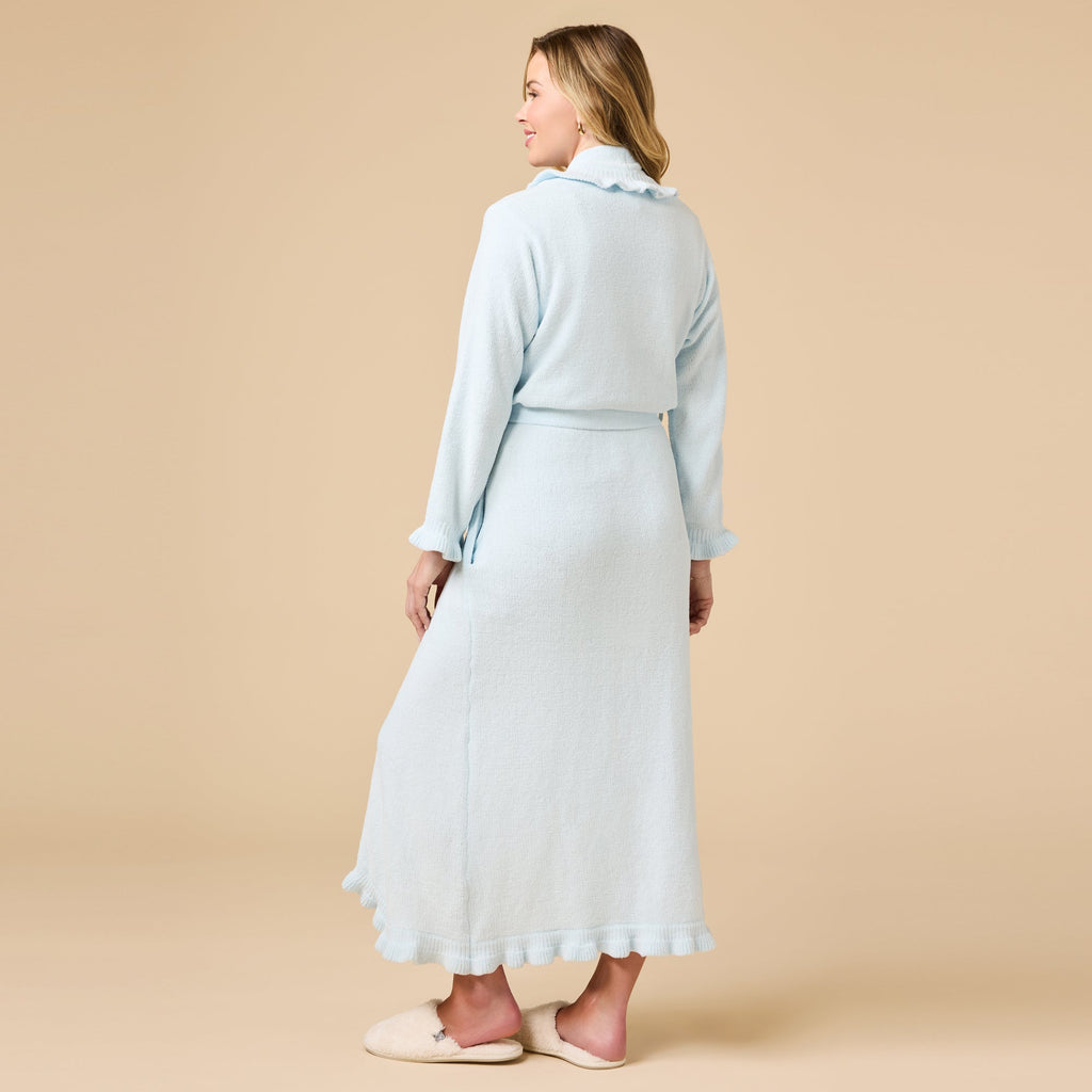 Ruffle Chenille Robe