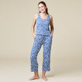 Ella Scoop Tank Capri PJ Set