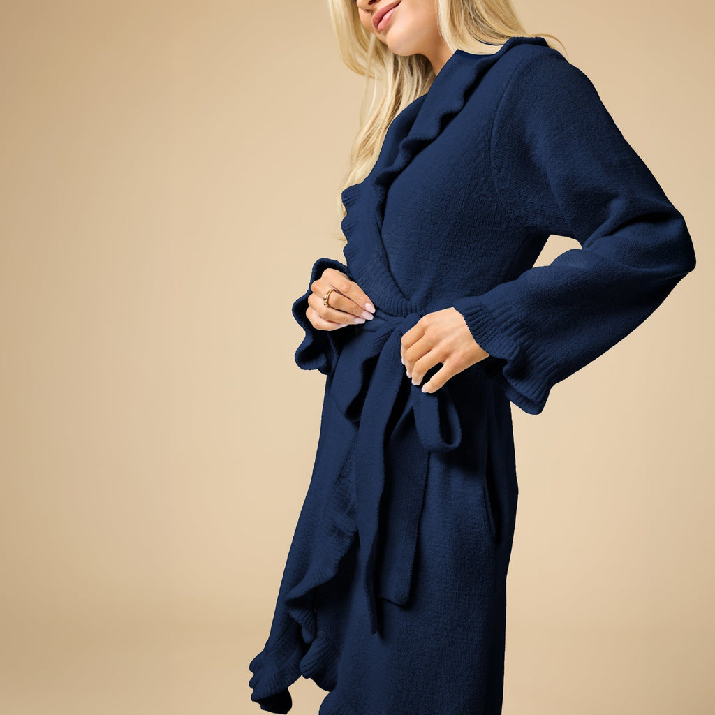36" Ruffle Chenille Robe