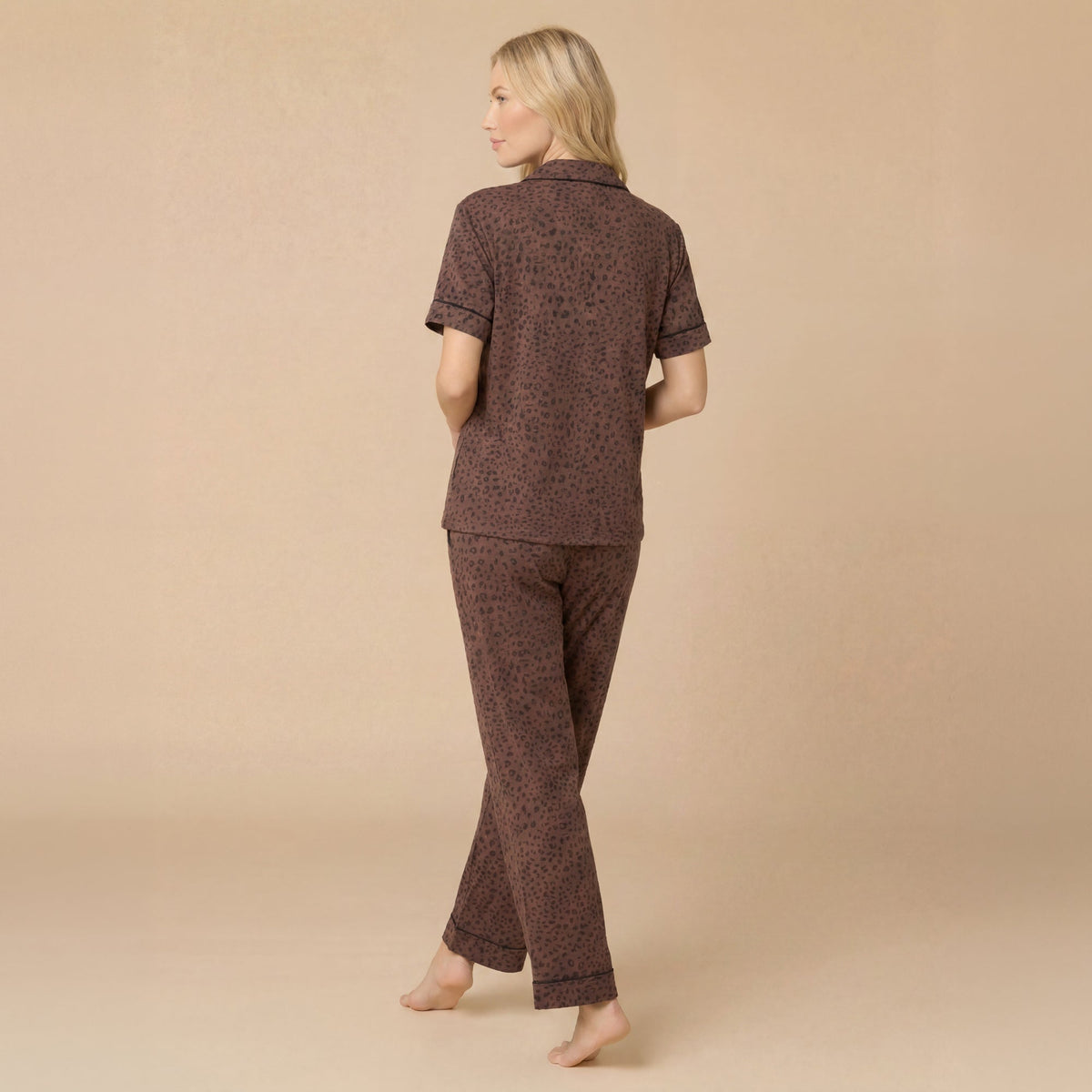 Wildly Soft Slim Notch Collar Capri PJ Set