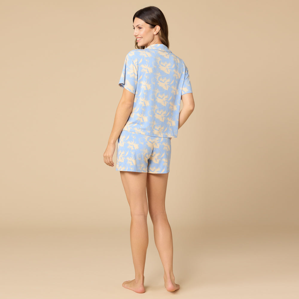Soft Sleep Caftan Top Short PJ Set
