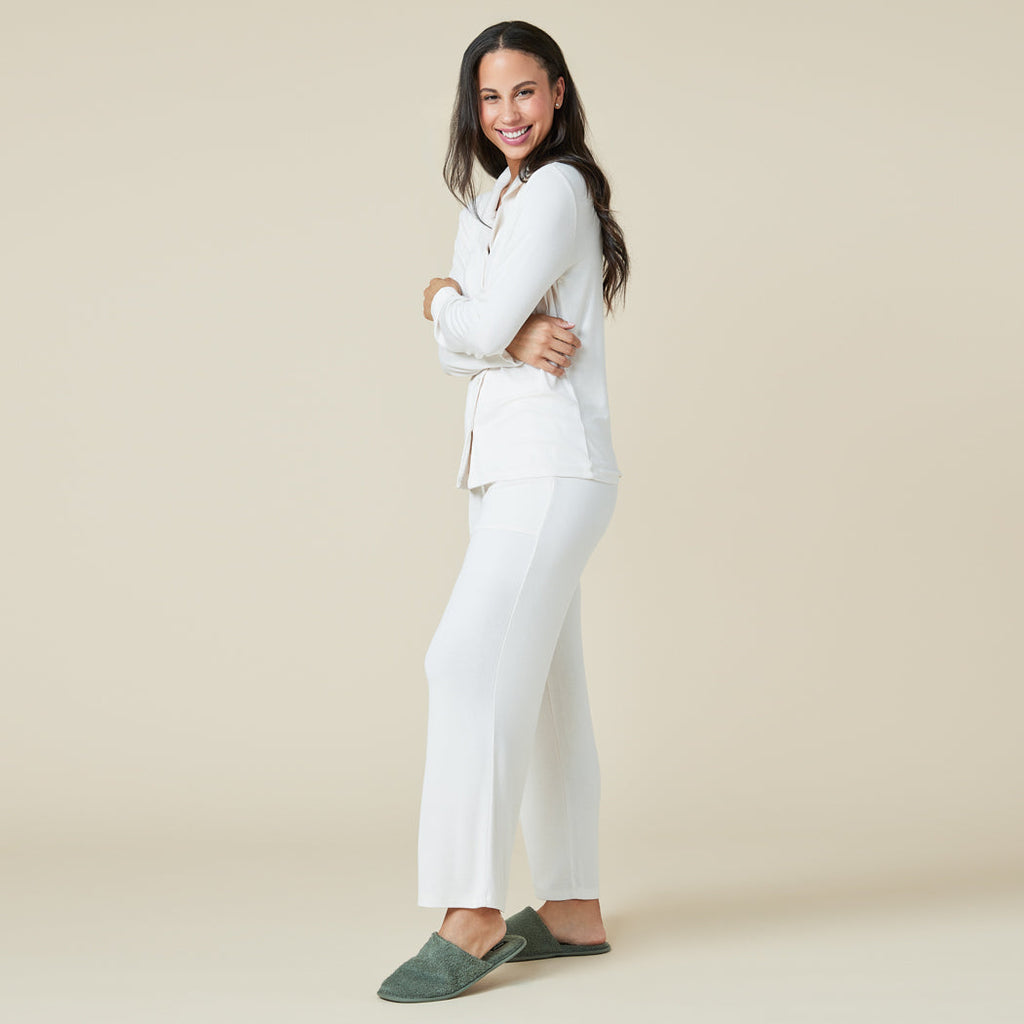 Wildly Soft Slim Notch Collar PJ Set