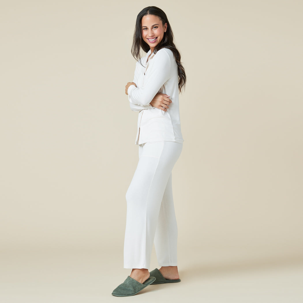 Wildly Soft Slim Notch Collar PJ Set
