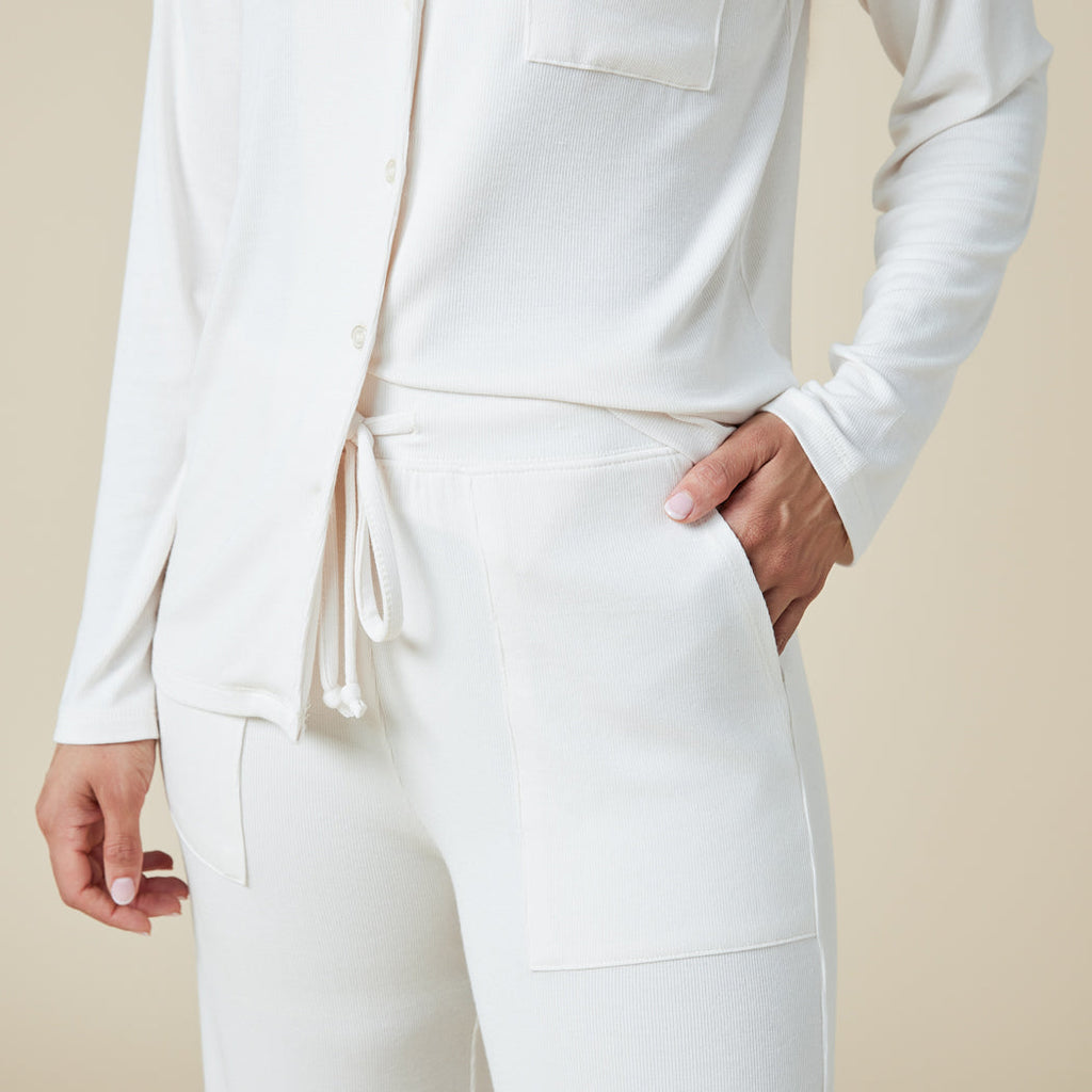 Wildly Soft Slim Notch Collar PJ Set