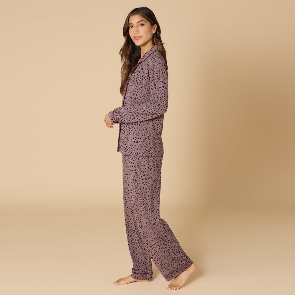 Wildly Soft Slim Notch Collar PJ Set