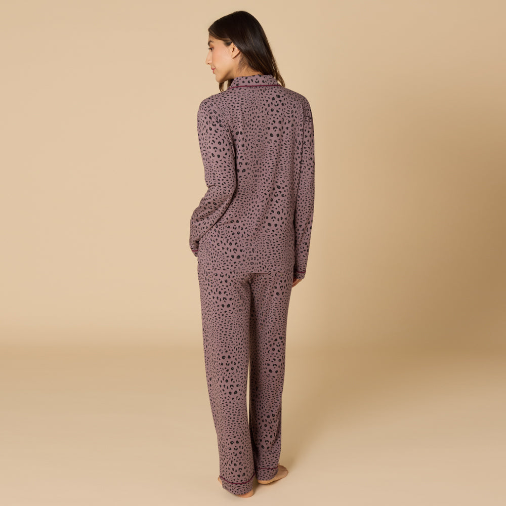 Wildly Soft Slim Notch Collar PJ Set