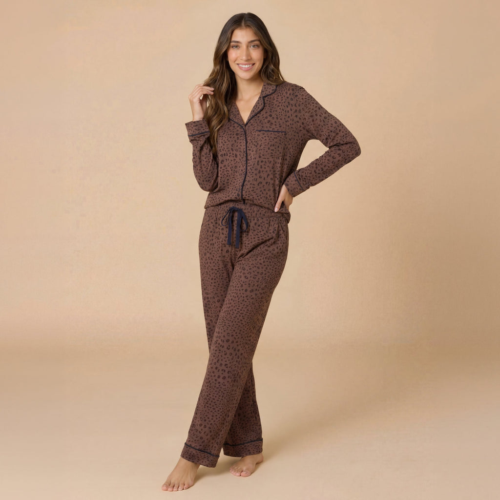 Wildly Soft Slim Notch Collar PJ Set