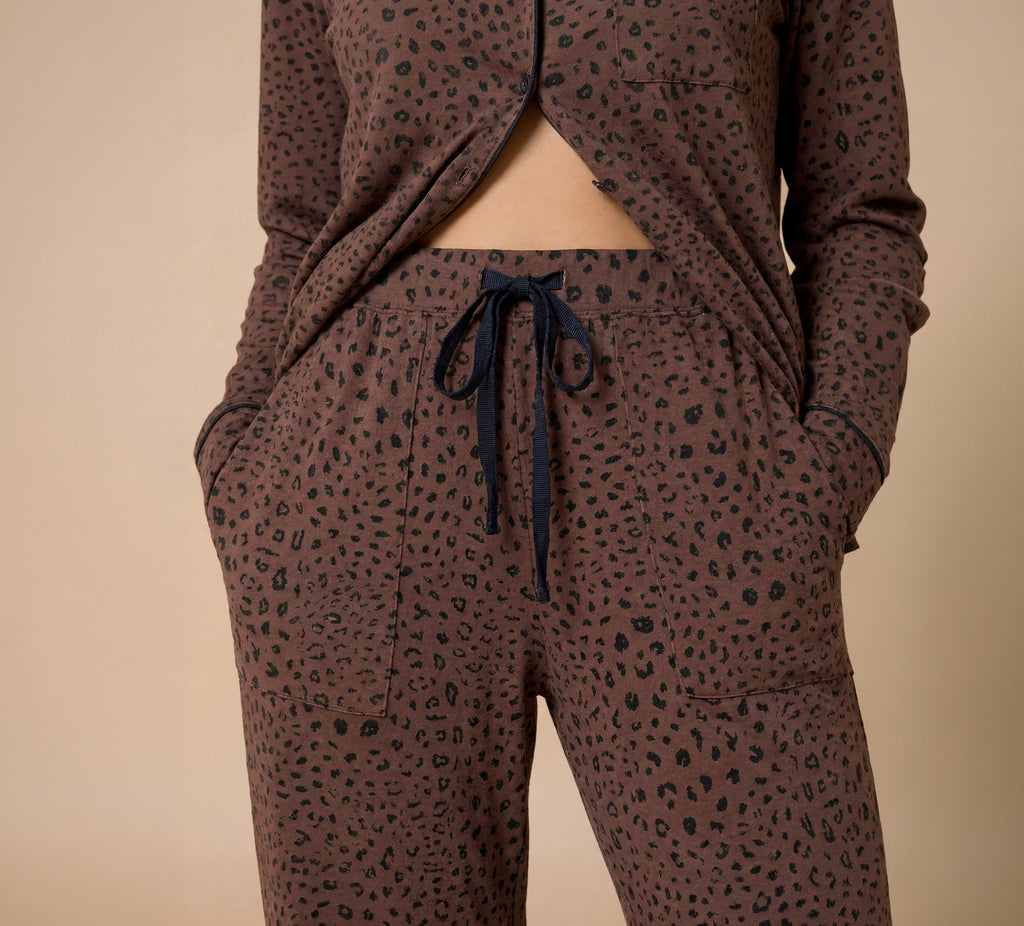 Wildly Soft Slim Notch Collar PJ Set