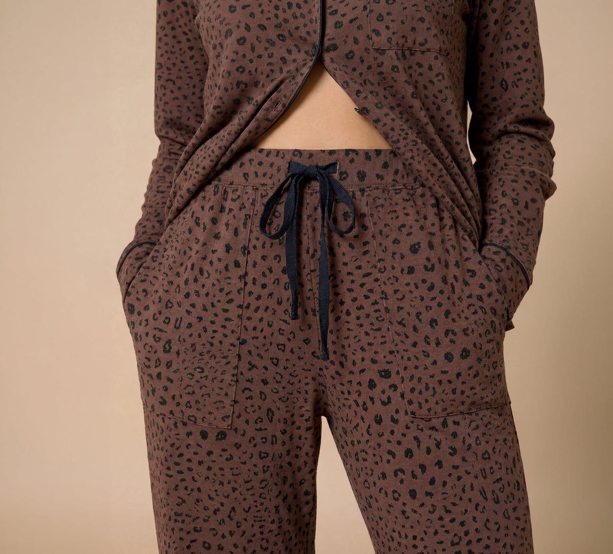 Wildly Soft Slim Notch Collar PJ Set