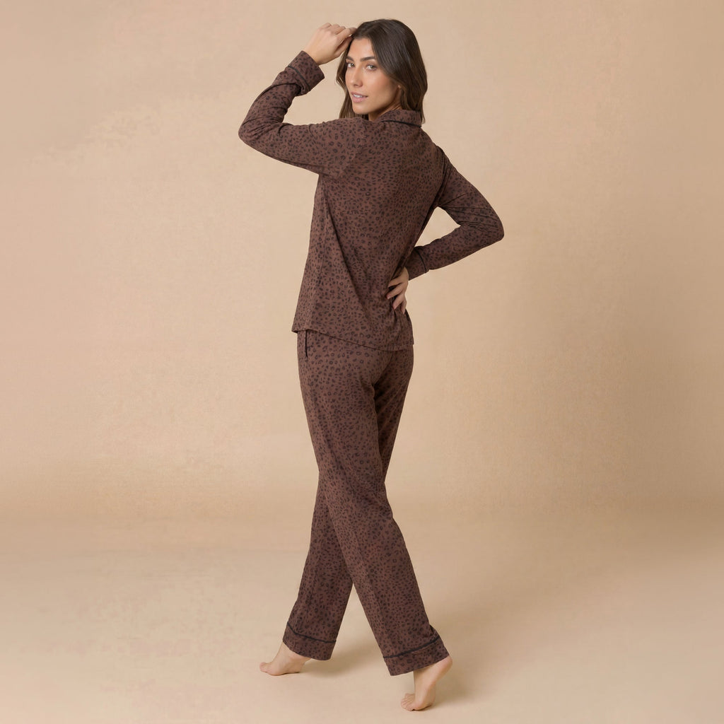 Wildly Soft Slim Notch Collar PJ Set