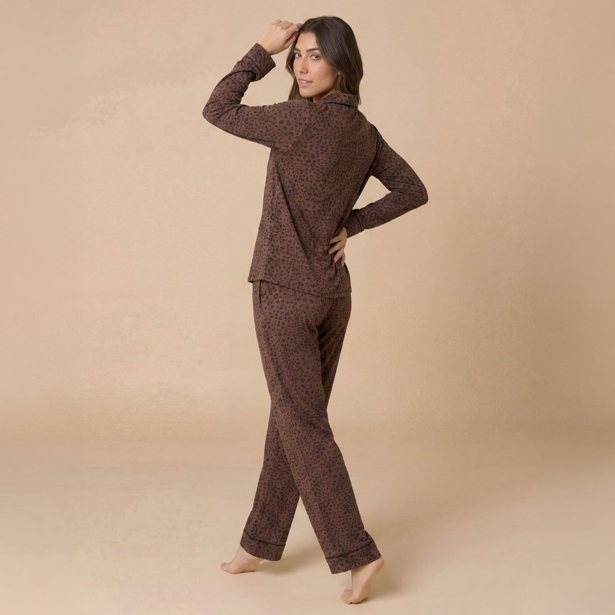 Wildly Soft Slim Notch Collar PJ Set