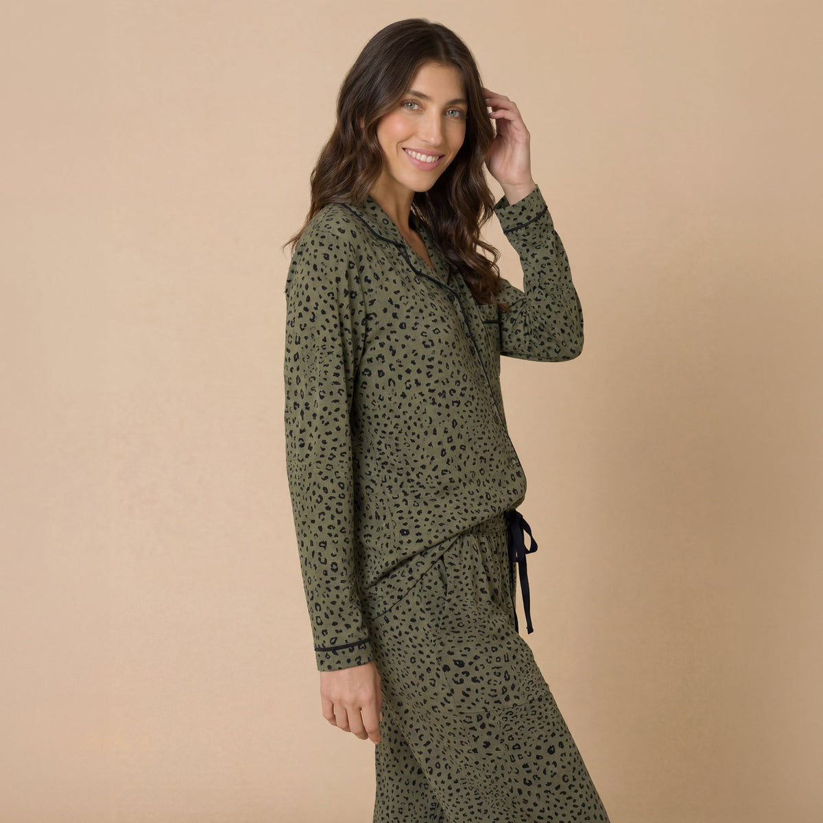 Wildly Soft Slim Notch Collar PJ Set