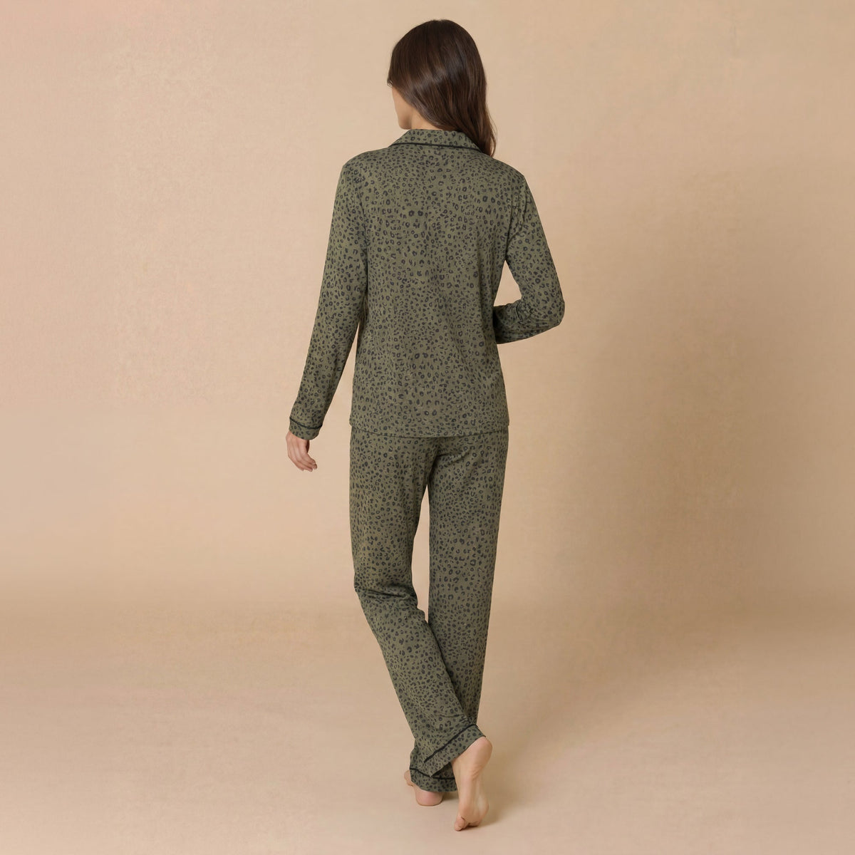 Wildly Soft Slim Notch Collar PJ Set