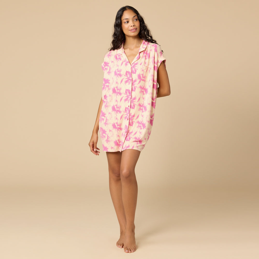 Soft Sleep Caftan Mini Sleepshirt