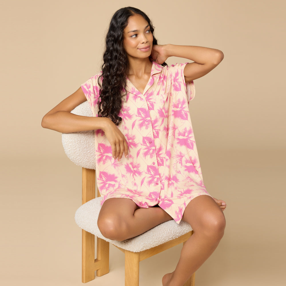Soft Sleep Caftan Mini Sleepshirt