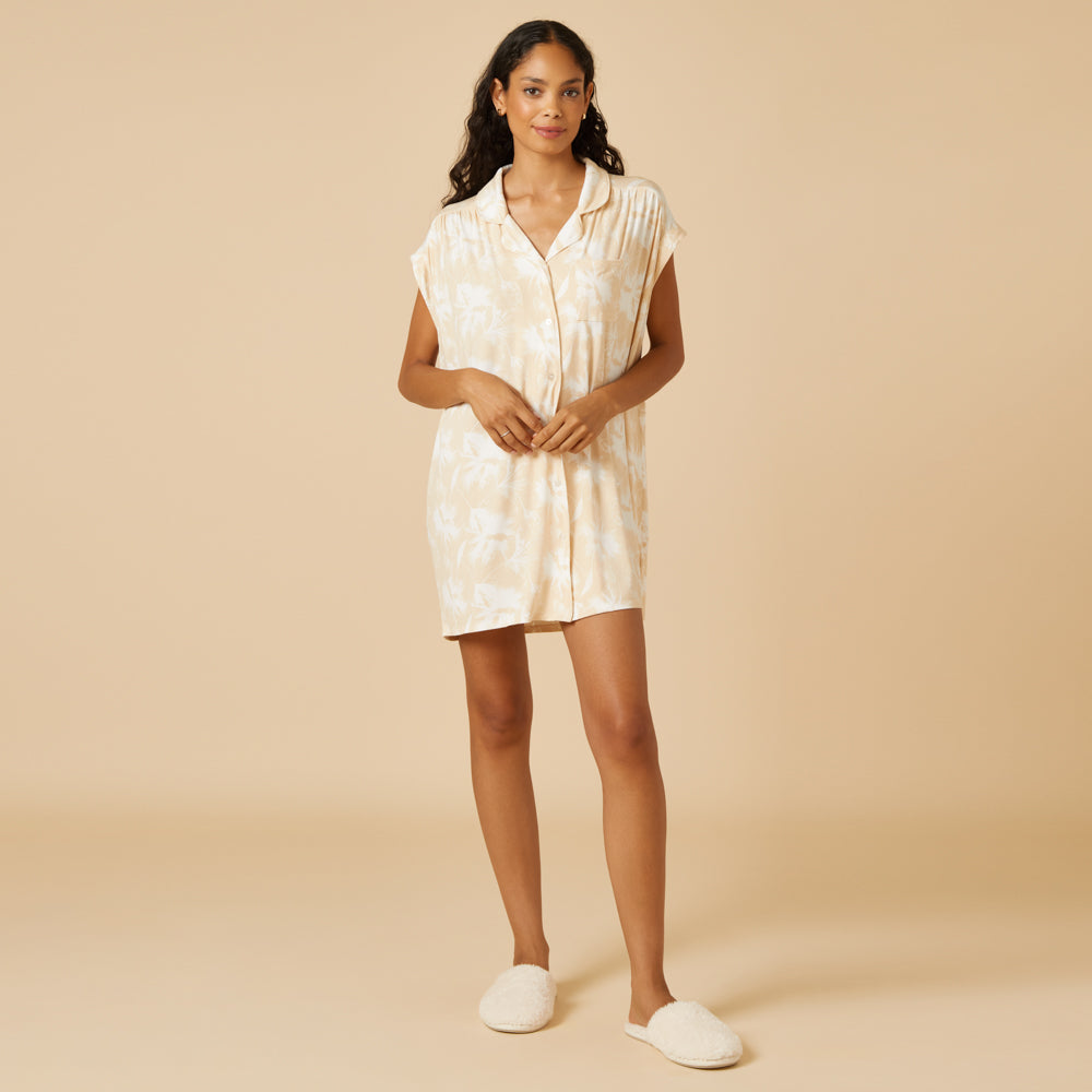Soft Sleep Caftan Mini Sleepshirt