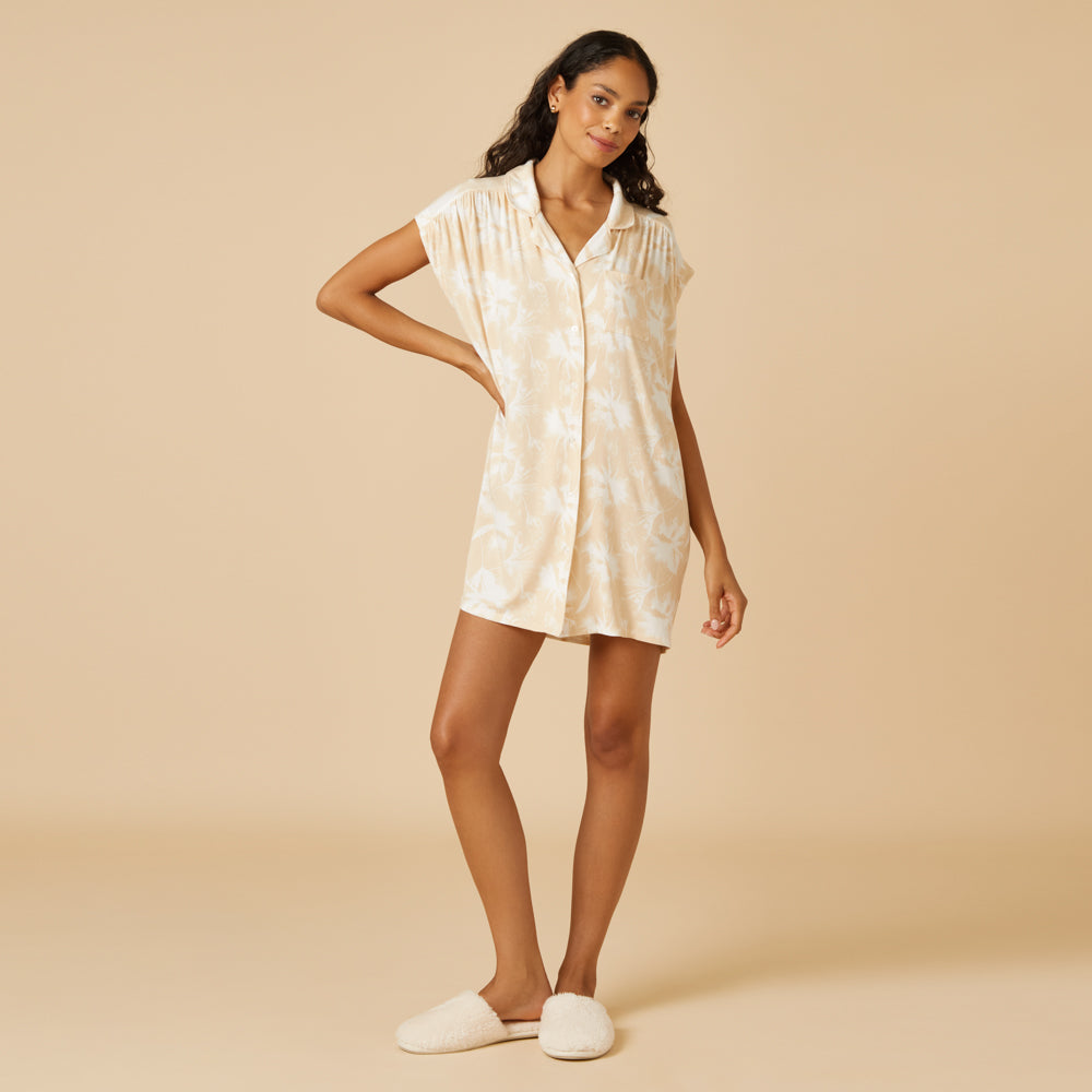 Soft Sleep Caftan Mini Sleepshirt