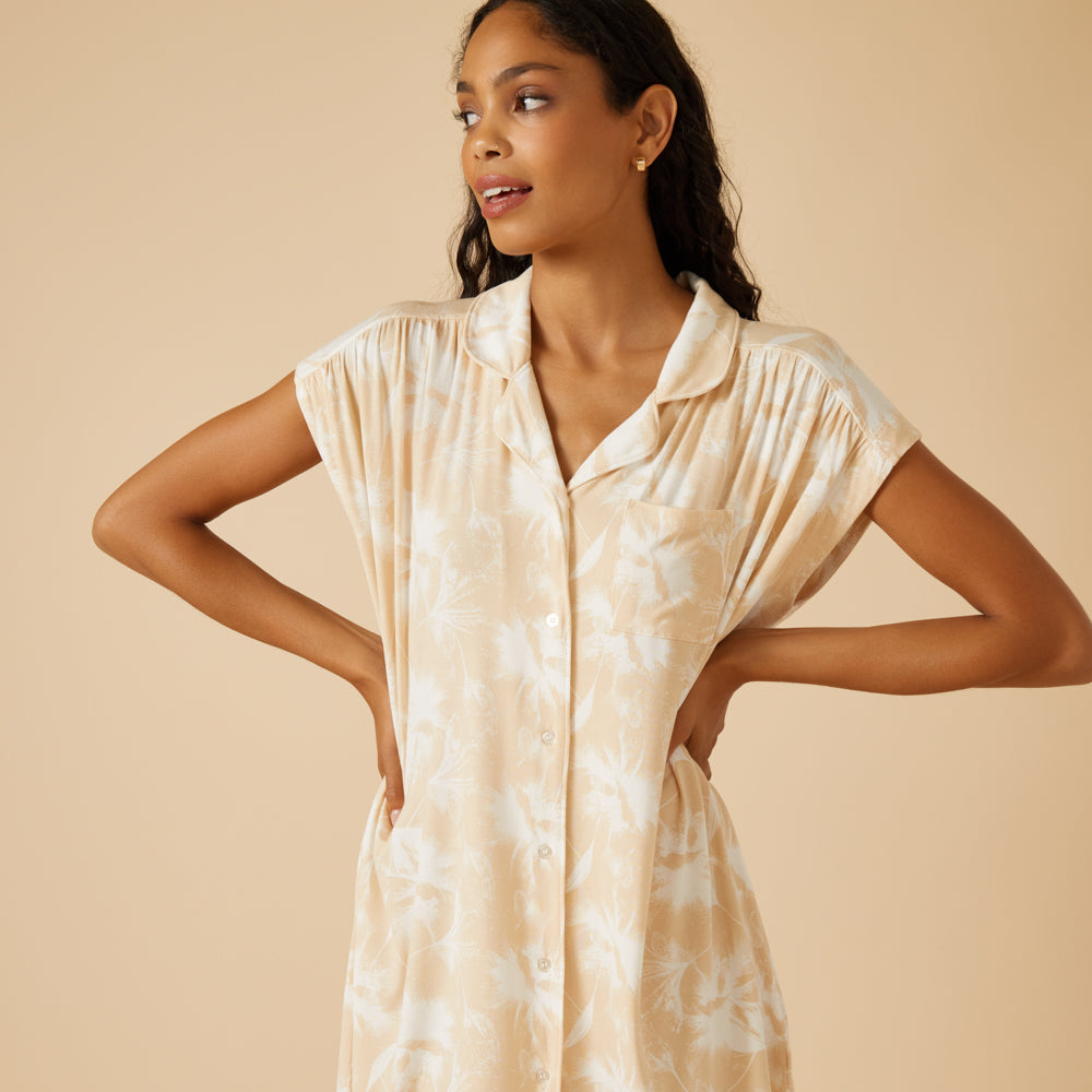 Soft Sleep Caftan Mini Sleepshirt