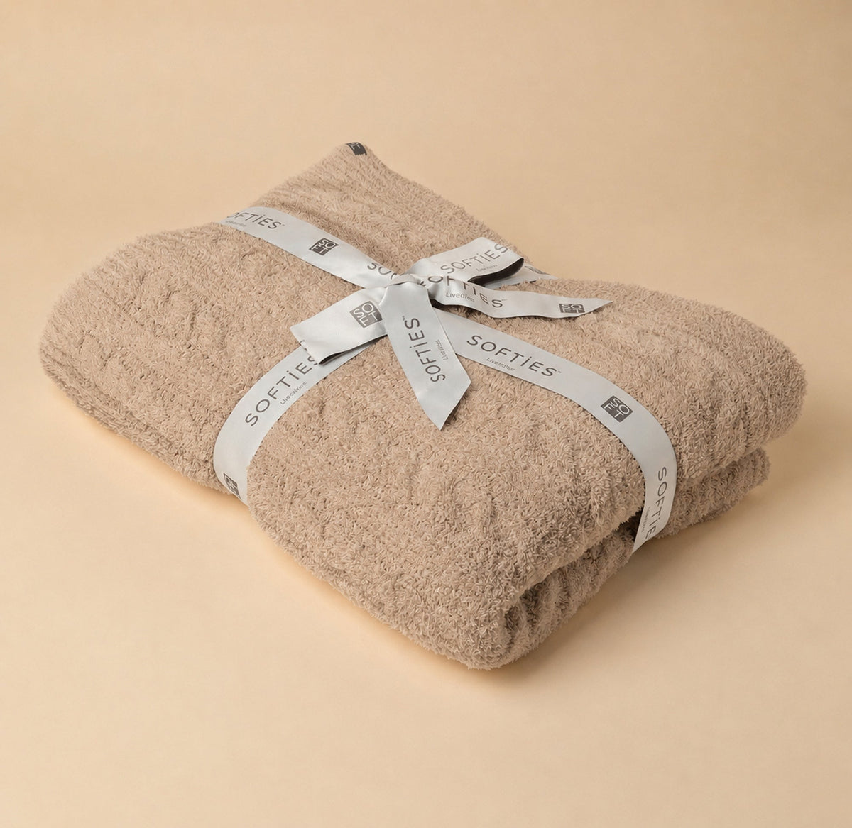 Cable Knit Marshmallow Blanket