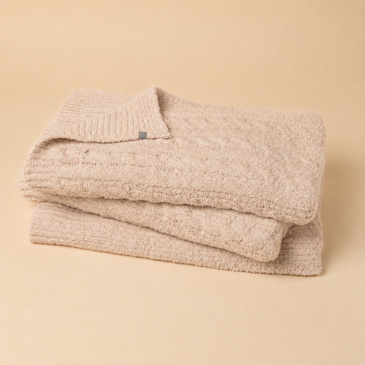 Cable Knit Marshmallow Blanket
