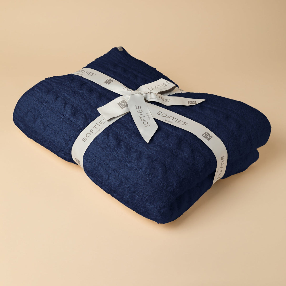 Cable Knit Marshmallow Blanket