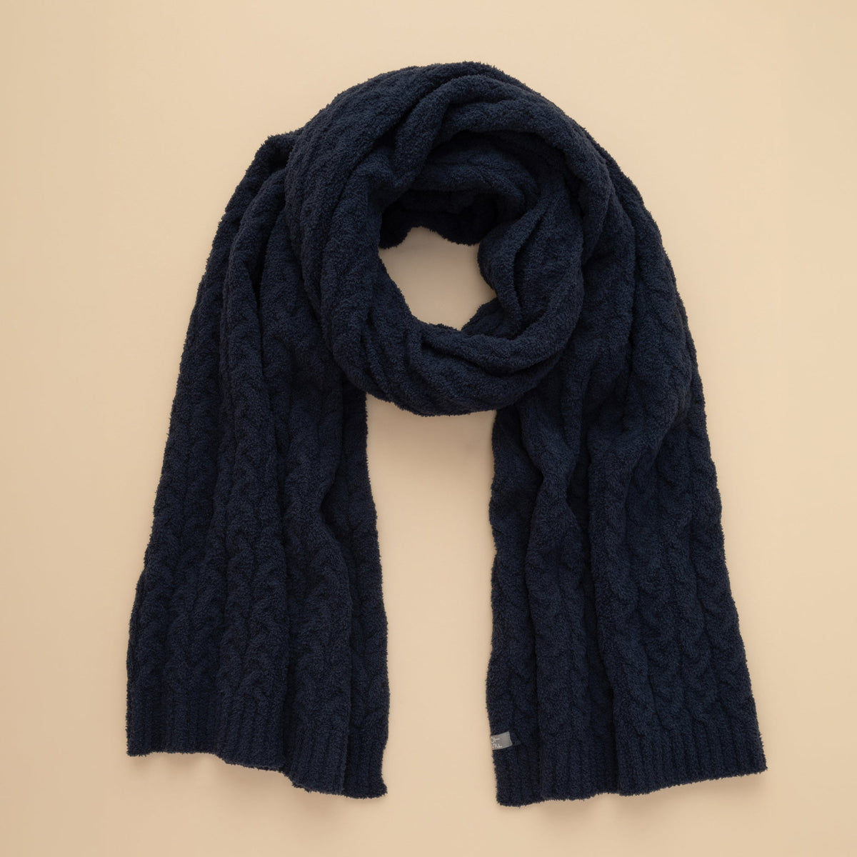 Cable Knit Marshmallow Scarf