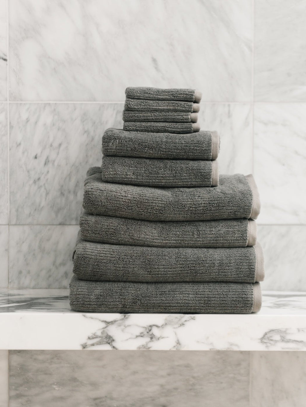 Complete Ribbed Terry Bath Bundle