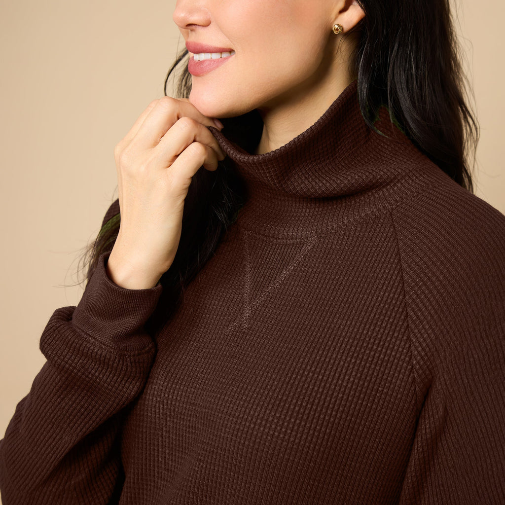 AirThermal Knit Mock Neck with Short