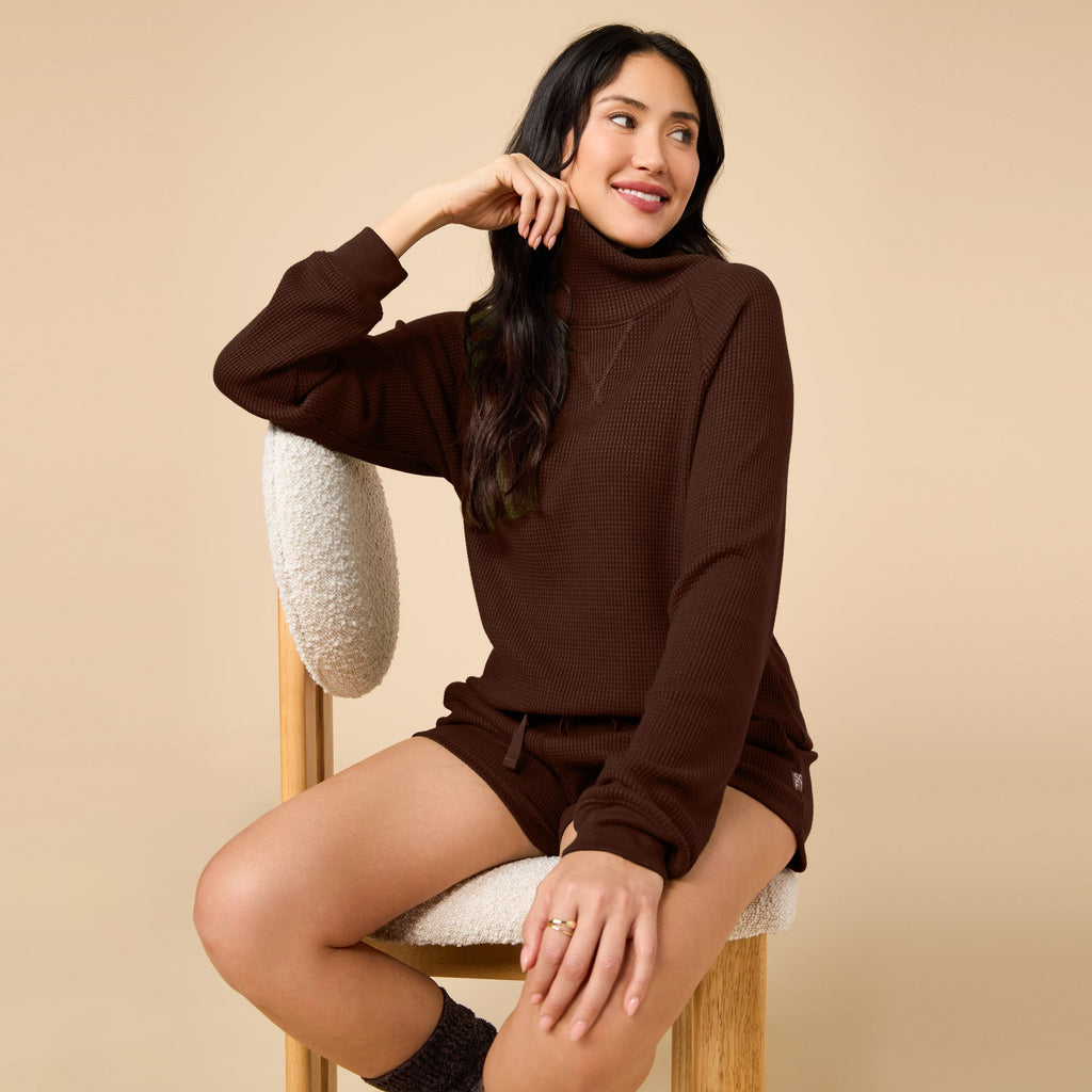 AirThermal Knit Mock Neck with Short