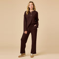 AirThermal Knit Henley Button Top with Crop Pant