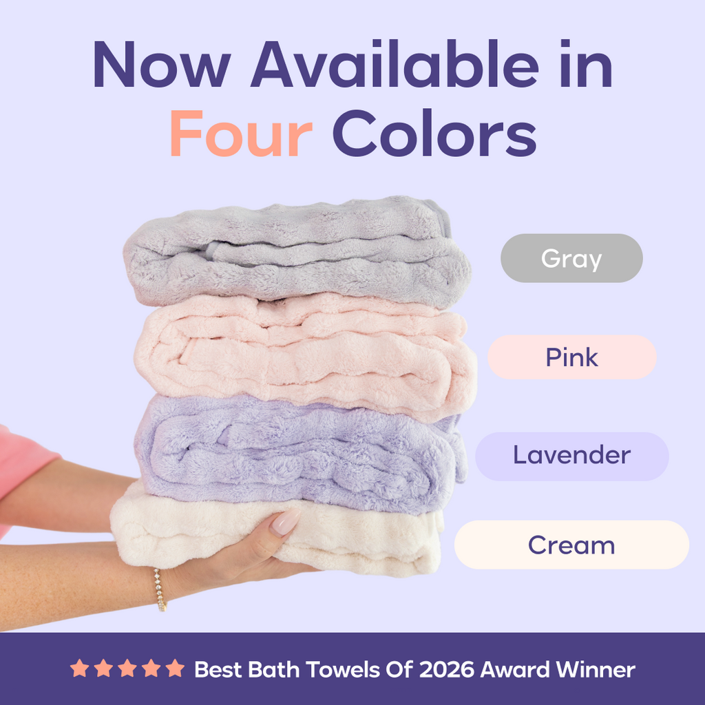 Bubble Bath Towels (4-Pack)